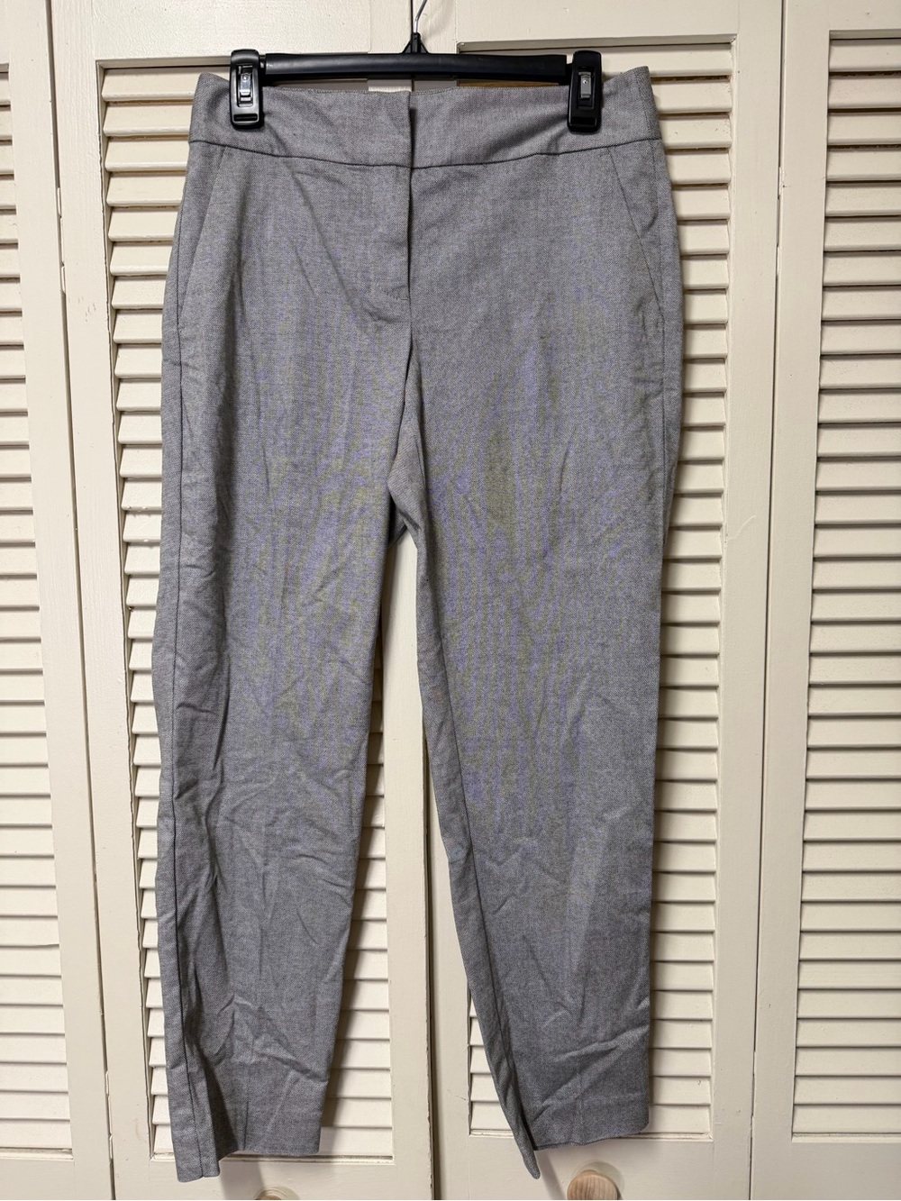 NWT loft curvy pencil pant Women's Gray Stretch Ankle Pants